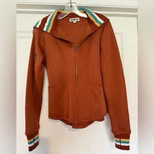 Rank 45 Women's Rust Zip Front